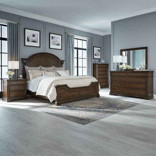 Arden Road King California Poster Bed, Dresser & Mirror, Chest, Night Stand image