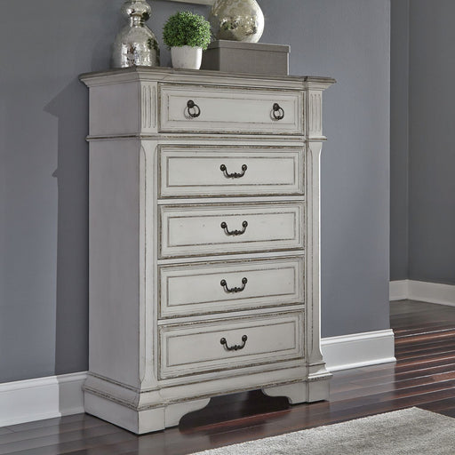 Liberty Furniture Abbey Park Drawer Chest in Antique White image