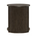 City View Round End Table in Coffee Bean image