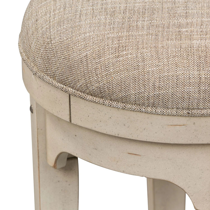Morgan Creek Console Swivel Stool in Antique White image