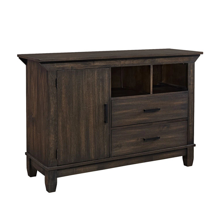 Double Bridge Sideboard in Dark Chestnut image