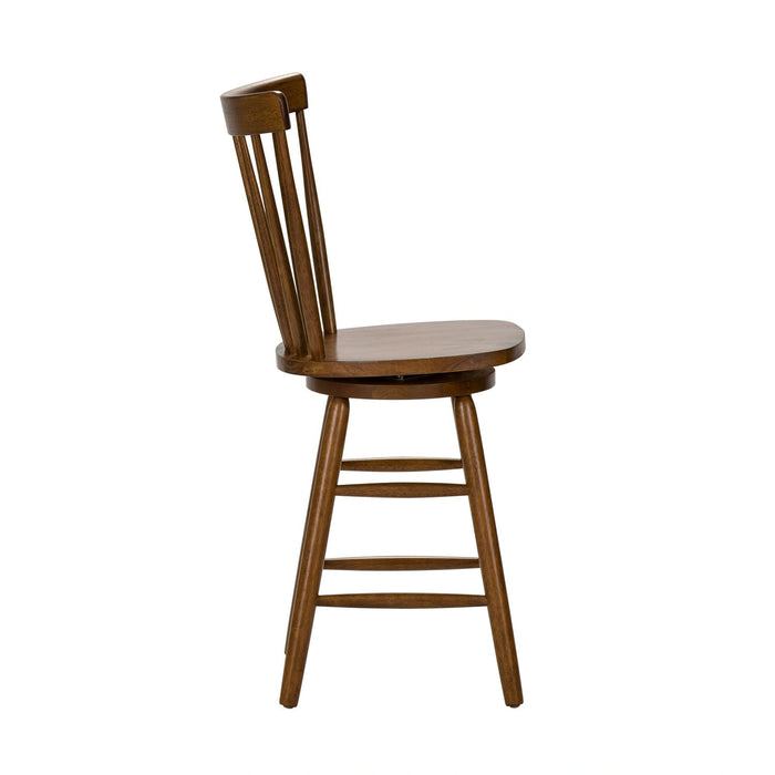 Creations 24 Inch Swivel Counter Chair - Tobacco image