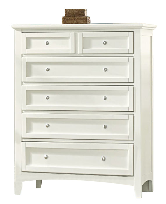 Vaughan-Basset Bonanza 5-Drawer Chest in White