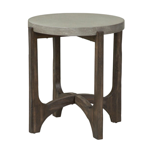 Cascade End Table in Wire Brush Rustic Brown image