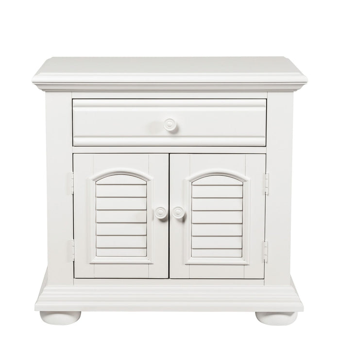 Summer House I King Poster Bed, Dresser & Mirror, Night Stand