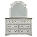Magnolia Manor King California Panel Bed, Dresser & Mirror, Night Stand image