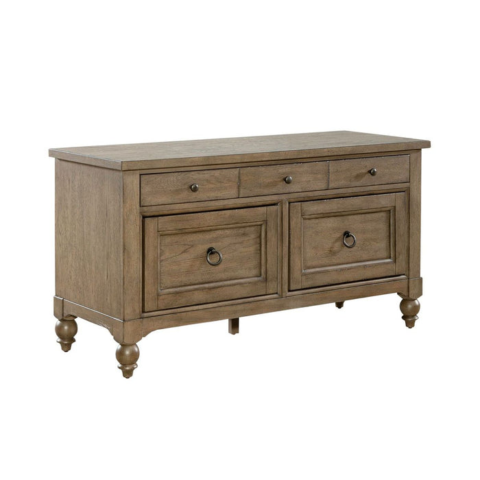 Liberty Furniture Americana Farmhouse Credenza in Dusty Taupe image