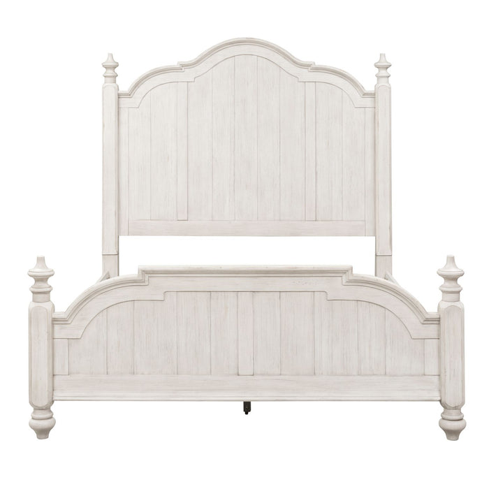 Farmhouse Reimagined King Poster Bed, Dresser & Mirror, Chest