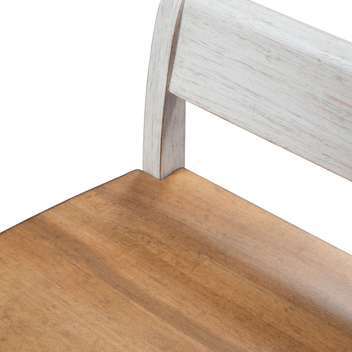 Farmhouse Reimagined Bench (RTA) in Antique White