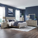 New Haven King California Uph Bed, Dresser & Mirror, Chest, Night Stand image