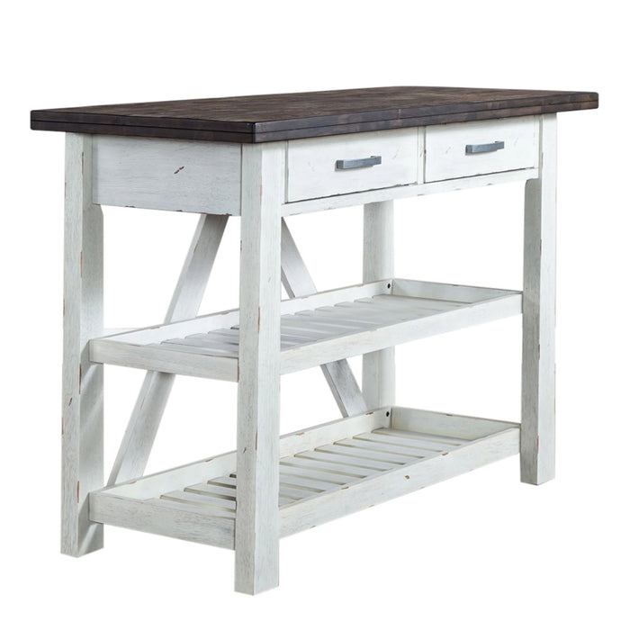 Farmhouse Server in White/Oak image