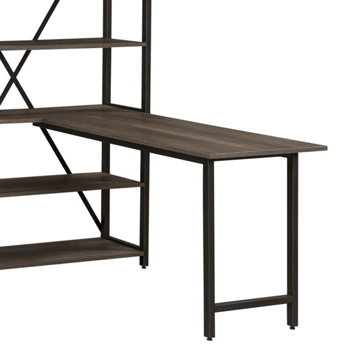 Tanners Creek Desk Top and End Panel in Greystone image