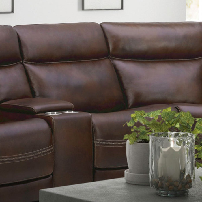 Liberty Furniture Blair Armless Recliner P2 & ZG in Cognac