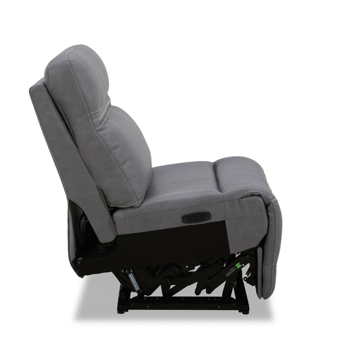 Cooper Armless Recliner P3 & ZG - Blue Gray image