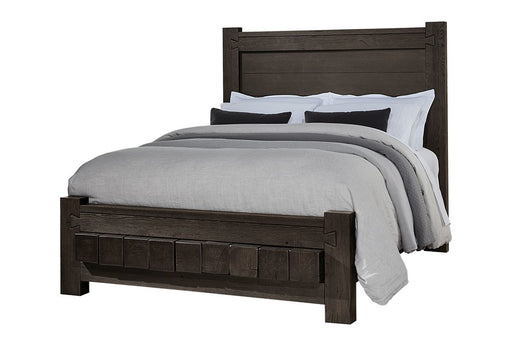 Vaughan Bassett Dovetail King Poster Bed with 6x6 Footboard in Java image