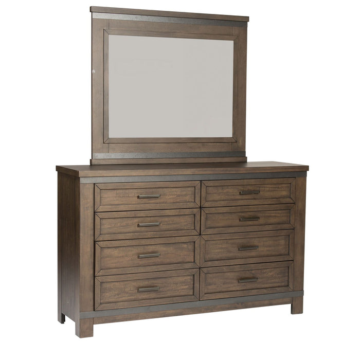 Thornwood Hills King Panel Bed, Dresser & Mirror, Chest