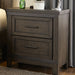 Liberty Furniture Thornwood Hills 2 Drawer Nightstand in Rock Beaten Gray image