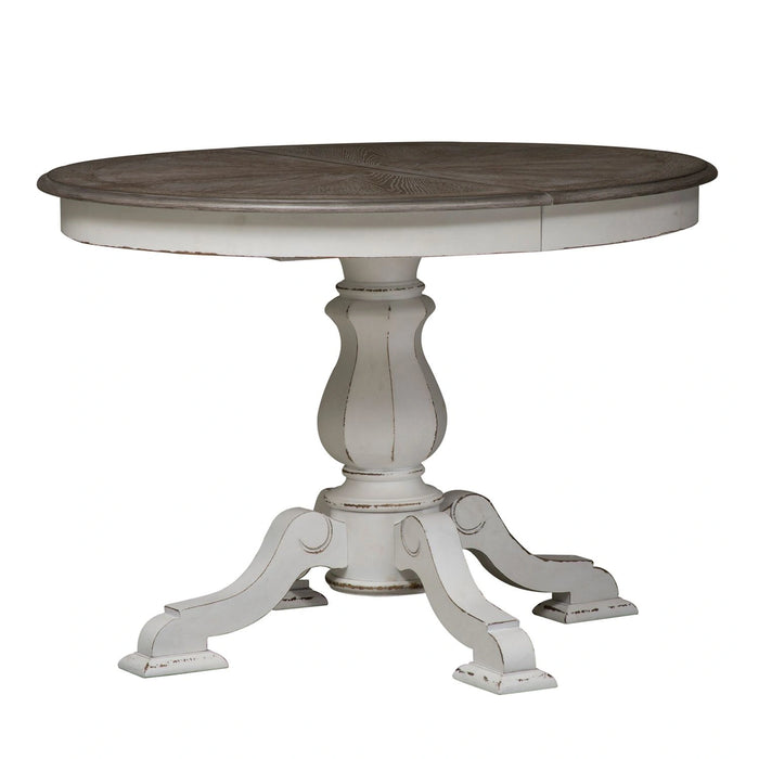 Magnolia Manor Opt 5 Piece Pedestal Table Set image