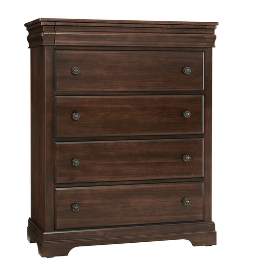 Vaughan Bassett Vista 5-Drawer Chest in Warm Cherry image