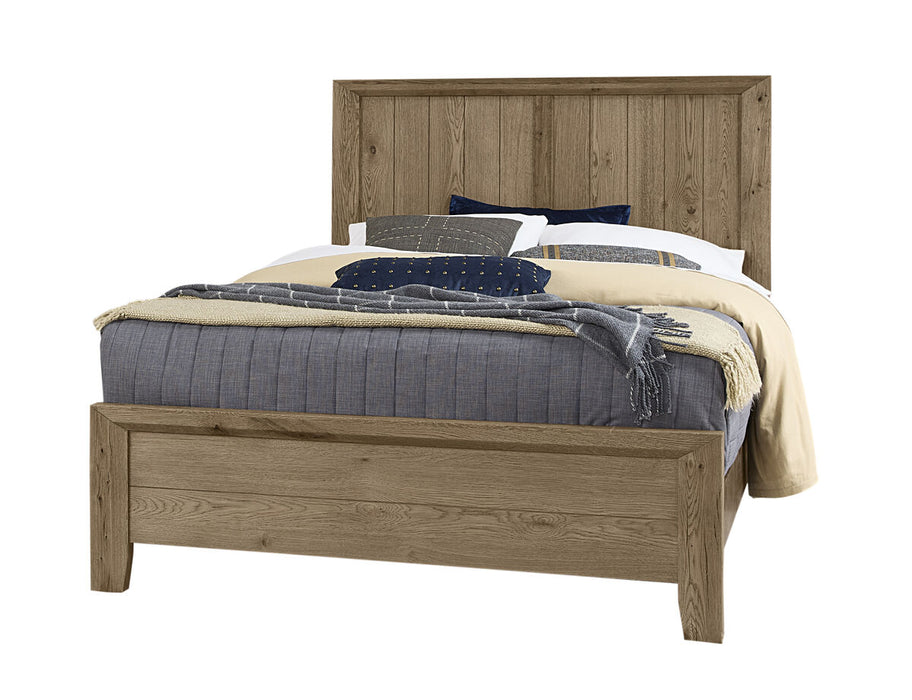 Vaughan Bassett Yellowstone Queen Panel Bed in Chestnut Natural image