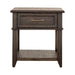 Mill Creek Drawer End Table in Peppercorn image
