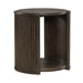 City View Round End Table in Coffee Bean image