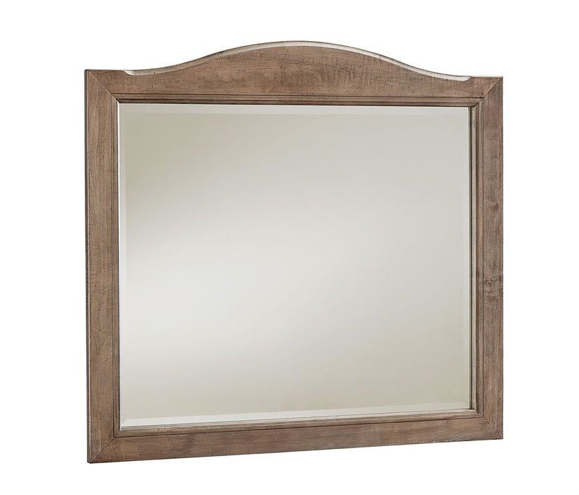 Vaughan Bassett Cool Farmhouse Arched Mirror in Natural image