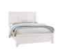 Vaughan Bassett Cool Farmhouse Panel Queen Bed in Soft White image