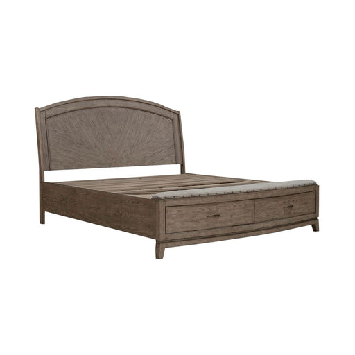 Liberty Furniture Avalon Queen Panel Storage Bed in Burnished Beige image