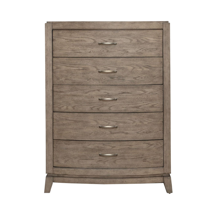 Avalon 5 Drawer Chest in Burnished Beige