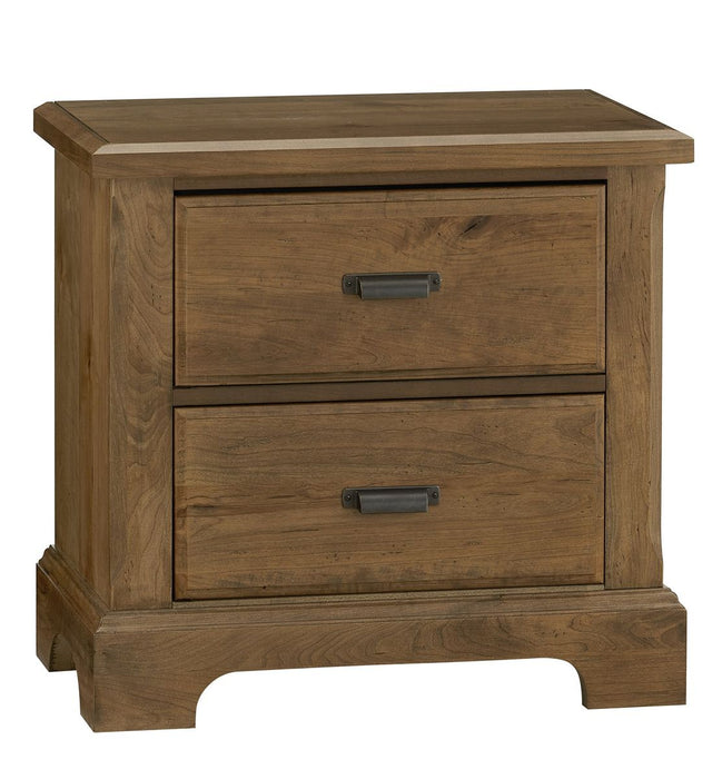Vaughan Bassett Lancaster County 2 Drawer Nightstand in Amish Cherry image