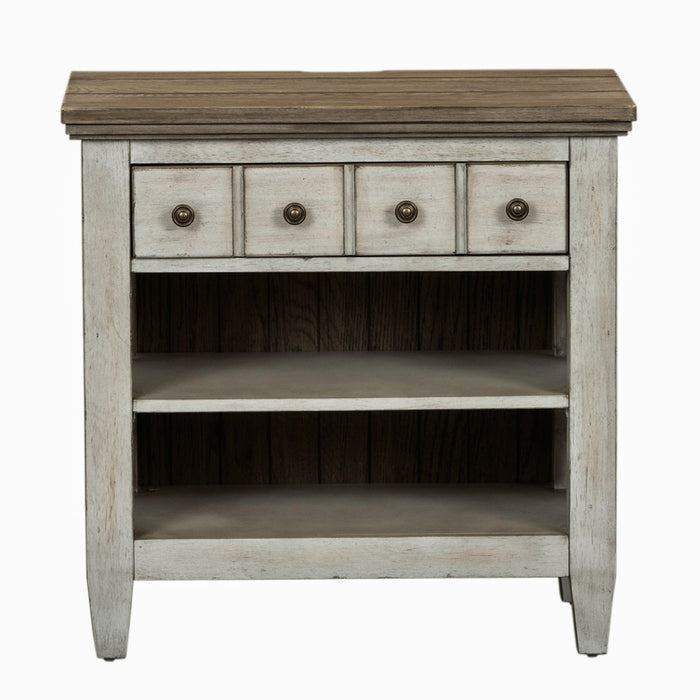 Heartland King Panel Bed, Dresser & Mirror, Chest, Night Stand
