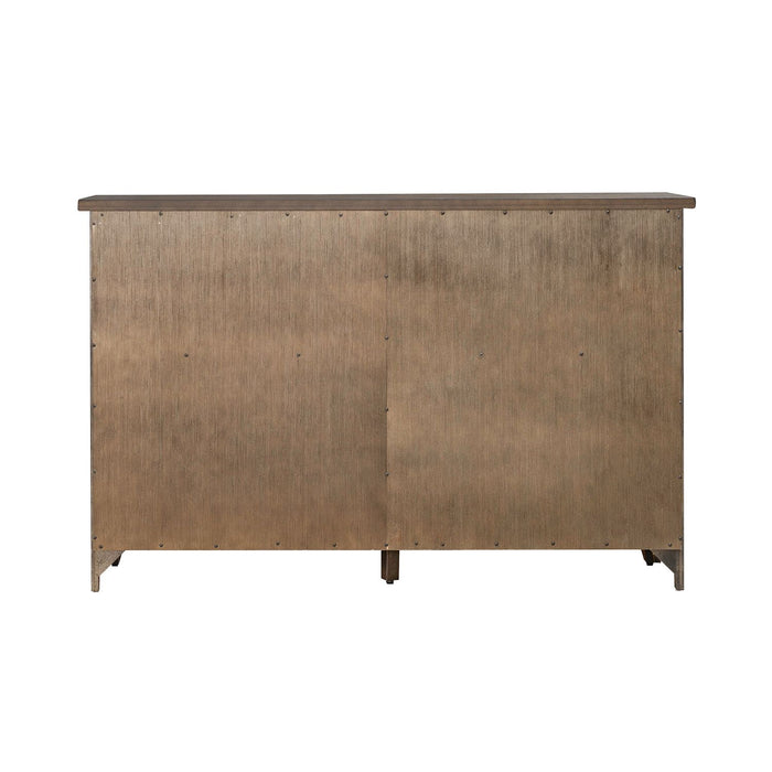 Midland Falls Buffet in Rustic Brown