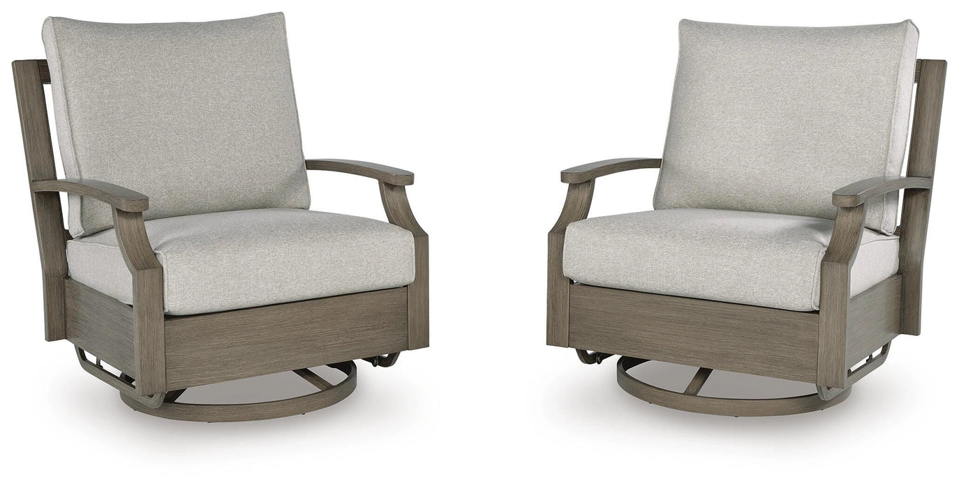 Rainier Ranch Outdoor Swivel Glider Chair with Cushion image