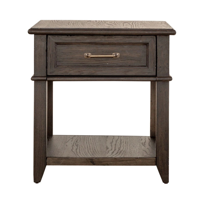 Mill Creek Drawer End Table in Peppercorn image
