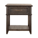 Mill Creek Drawer End Table in Peppercorn image