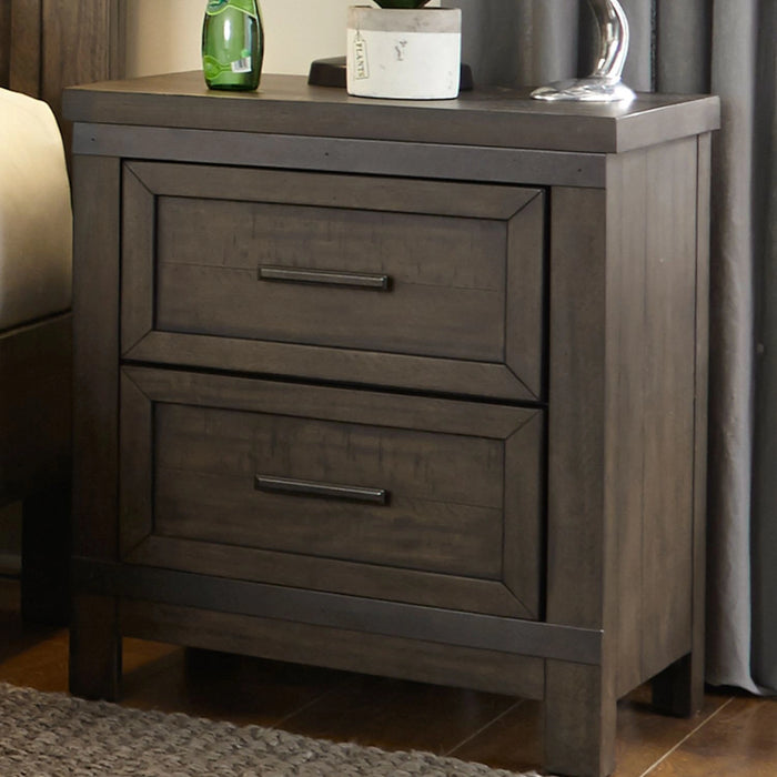 Thornwood Hills 2 Drawer Nightstand in Rock Beaten Gray image