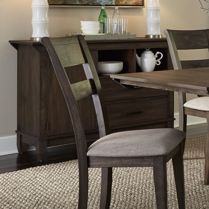 Double Bridge Sideboard in Dark Chestnut image