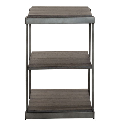 Liberty Furniture Modern View Tiered End Table in Gray image