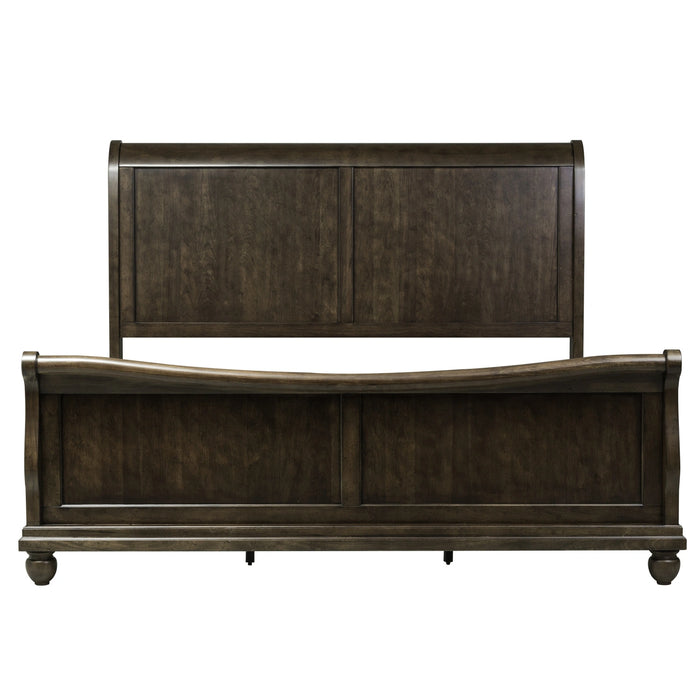 Rustic Traditions Sleigh Bed, Dresser & Mirror, Chest image