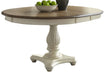 Liberty Furniture Cumberland Creek Pedestal Dining Table in Nutmeg/White 334-4860 image