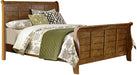 Liberty Furniture Grandpa's Cabin Cal King Sleigh Bed in Age Oak image