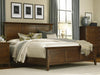 A-America Westlake King Panel Bed in Brown Cherry image
