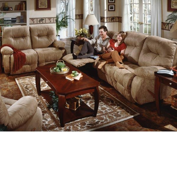 BRINLEY COLLECTION POWER HEAD TILT RECLINING CONVERSATION SOFA- U700RZ4