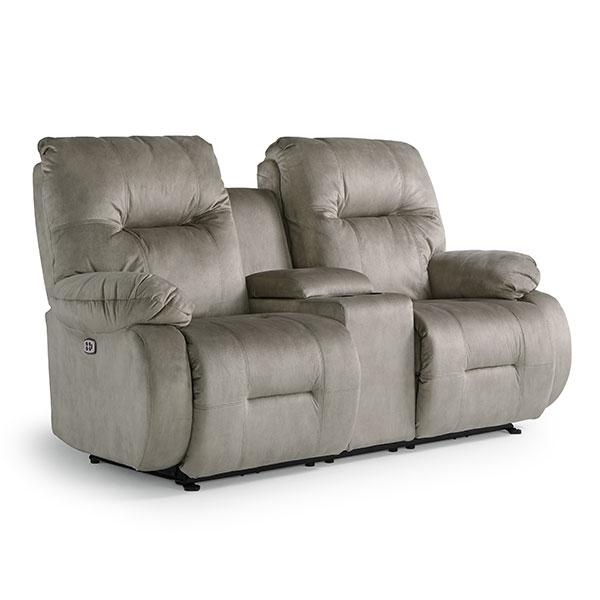 BRINLEY COLLECTION POWER HEAD TILT RECLINING CONVERSATION SOFA- U700RZ4