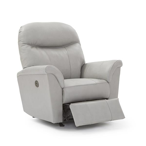 CAITLIN LEATHER POWER HEAD TILT ROCKER RECLINER- 4NZ27LU