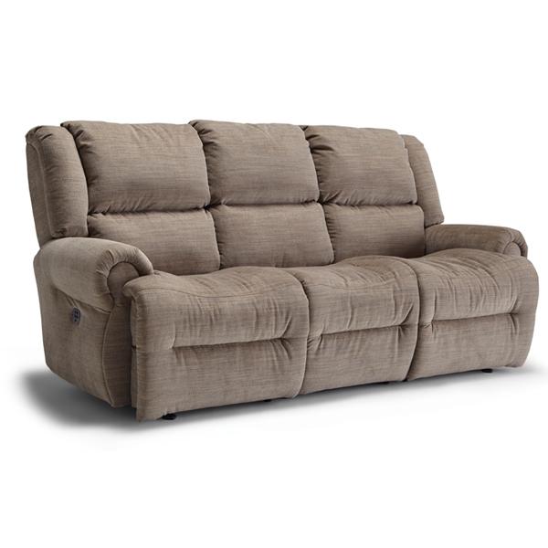 GENET COLLECTION LEATHER POWER RECLINING SOFA W/ FOLD DOWN TABLE- S960CZ4