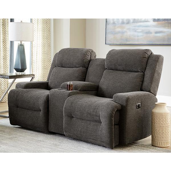 O'NEIL LOVESEAT POWER HEAD TILT ROCKER CONSOLE LOVESEAT - L920RY7