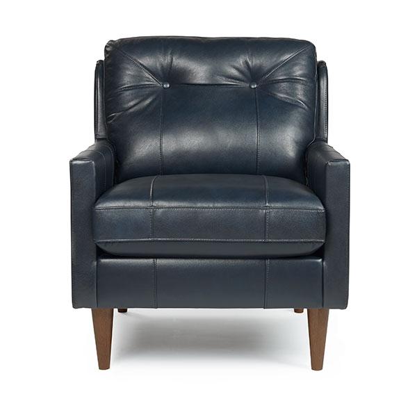 TREVIN LEATHER CLUB CHAIR- C38RLU