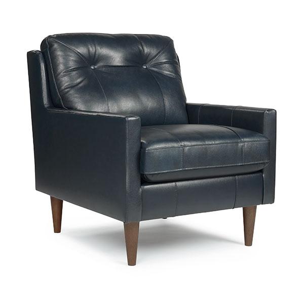 TREVIN LEATHER CLUB CHAIR- C38DWLU